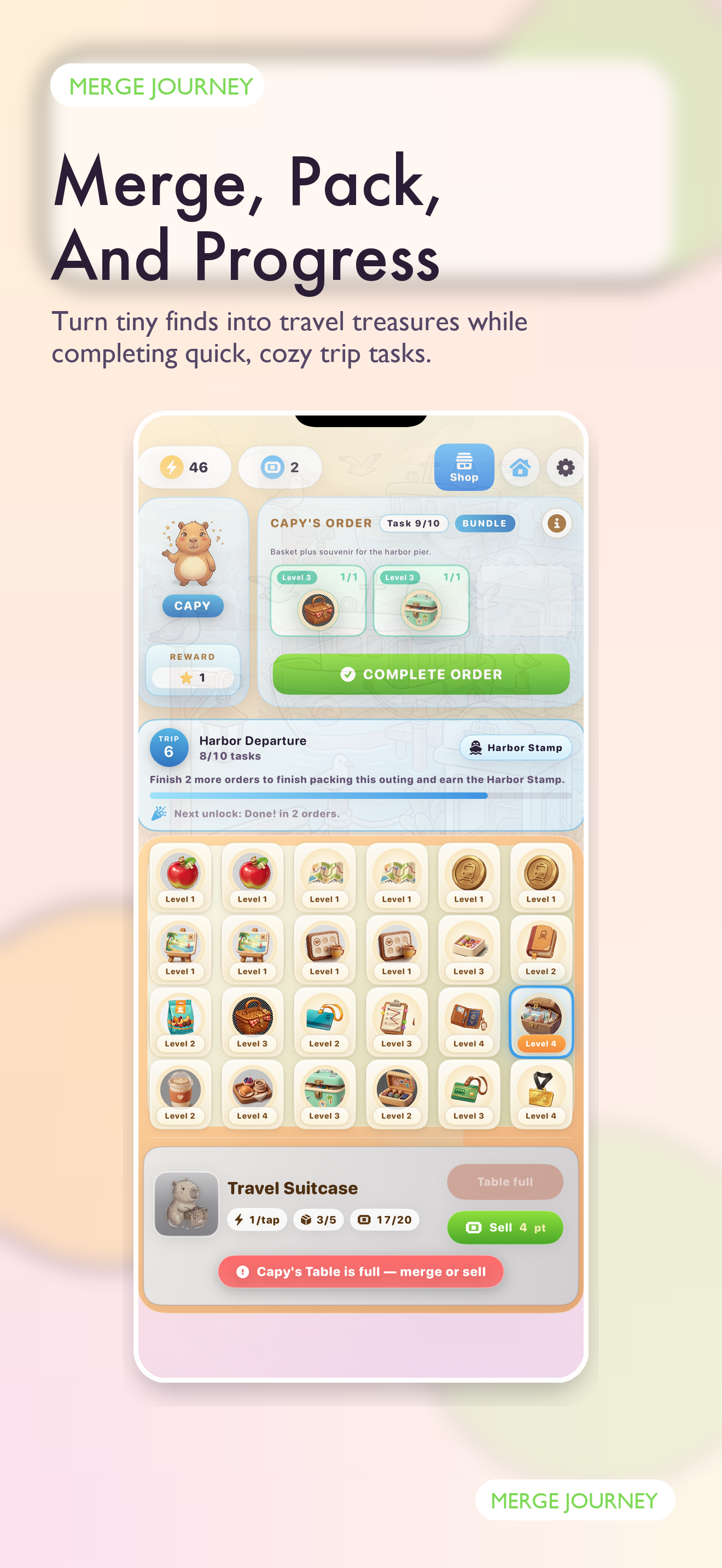 Merge pack and progress screenshot
